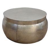 Design Arc - Metal Drum Coffee Table