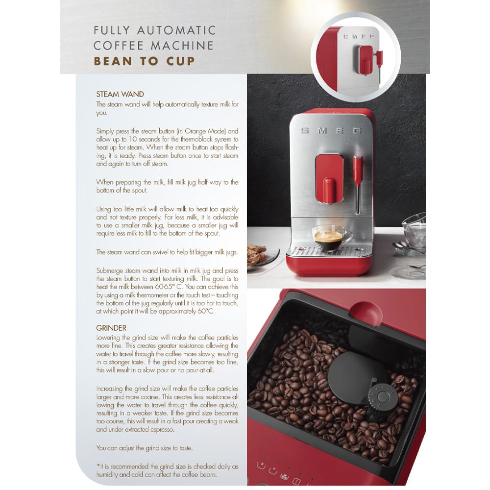 Smeg - Automatic Bean to Cup Coffee 