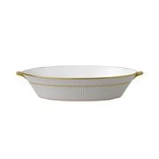 Wedgwood - Anthemion Grey Oval Serving Bowl