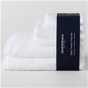 Sheridan - Hygro Texture Towel Set White 6pce