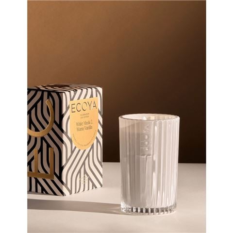 Ecoya - White Musk/Warm Vanilla Celebration Candle 345g