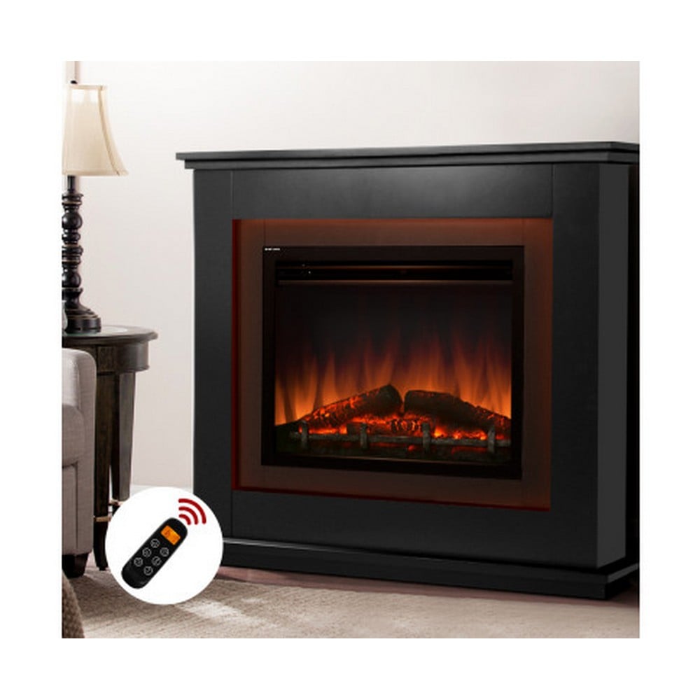 Inverno Heaters Electric Fireplace Heater 2000W Blk