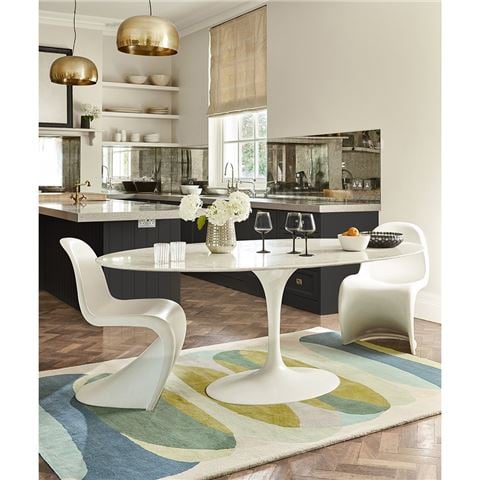 Harlequin Elliptic Pure New Wool Rug Emerald 350x250cm - Peter's of Kensington