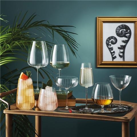 Luigi Bormioli - Optica Chardonnay Glass Set 550ml 4pce