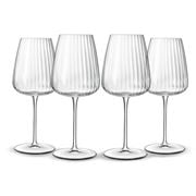 Luigi Bormioli - Optica Chardonnay Glass Set 550ml 4pce