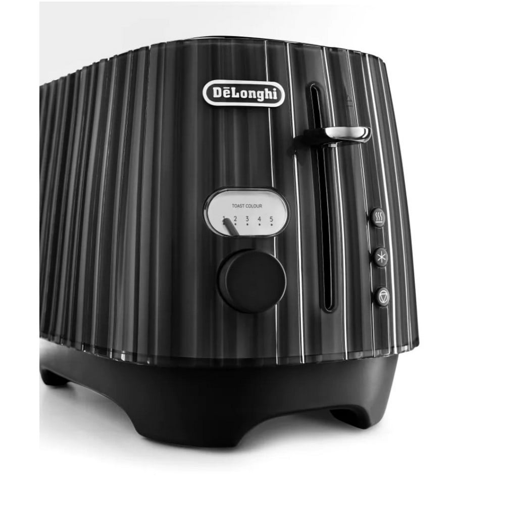 DeLonghi - Ballerina 2-Slice Toaster Furnace Black | Peter's of Kensington