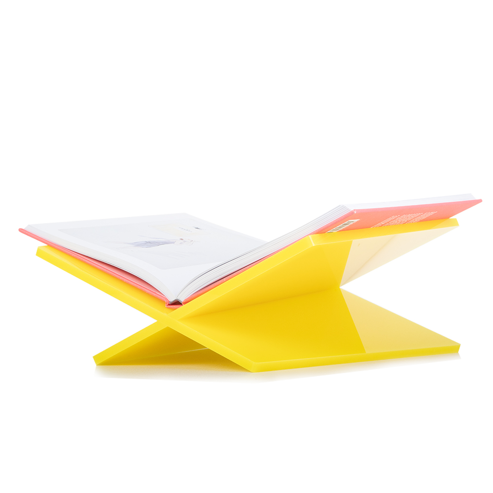 Assouline Bookstand Solid Yellow 33cm Peter's of Kensington