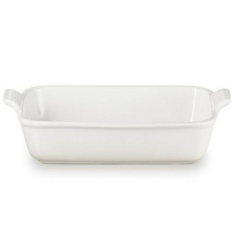 Le Creuset Heritage Rectangular Dish Meringue 26cm - Peter's of Kensington