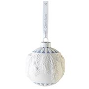 Wedgwood - Christmas Frosted Pine Bauble Ornament 2021