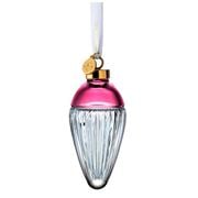 Waterford - Lismore Faith Drop Ornament Cranberry 2021