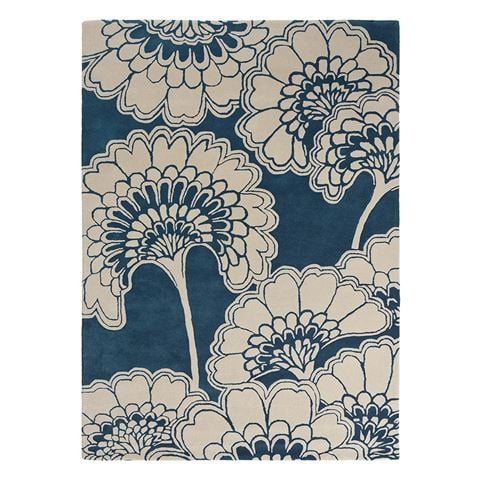 Florence Broadhurst - Japanese Floral Midnight 180x120cm