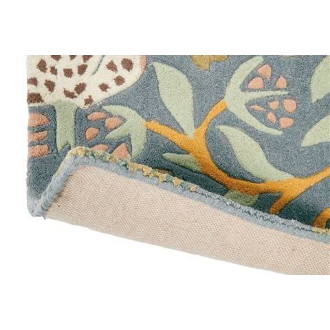 Morris & Co Strawberry Thief Rug Slate 200x140cm - Peter's of Kensington