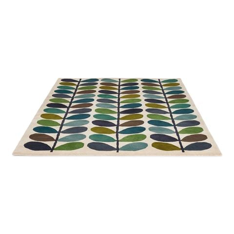 Orla Kiely Classic Stem Kingfisher Rug 230x160cm - Peter's of Kensington