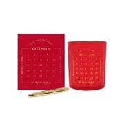 Burchgrove - LE. Advent Calendar Candle Red Plum/Rose 300g