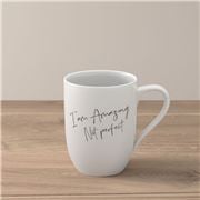 V&B - Statement mug 'I´m amazing. Not perfect'