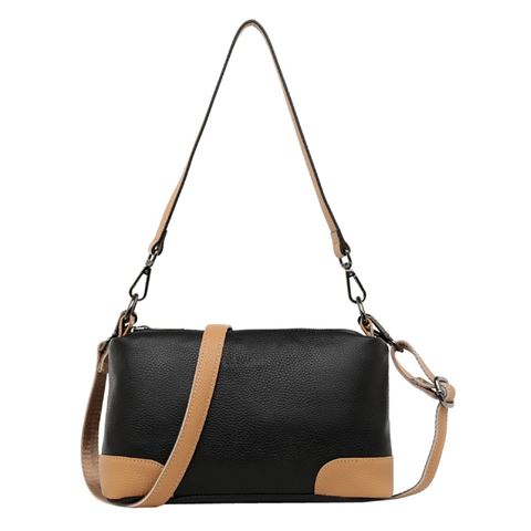 Serenade Leather - Harper 3 Compartment Leather Xbody Bag | Peter's of ...