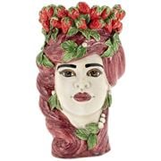 Luxe By Peter's - Vase Strawberries Head Lady 32cm