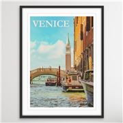 I Heart Wall Art - Venice Vintage Travel Poster 100x140cm