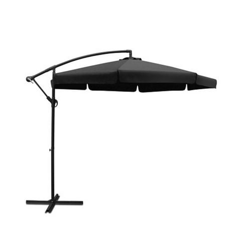 Exterieur Outdoor - Instahut 3M Outdoor Umbrella Black