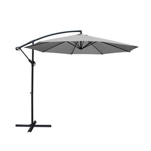 Exterieur Outdoor - Instahut 3M Outdoor Umbrella Grey