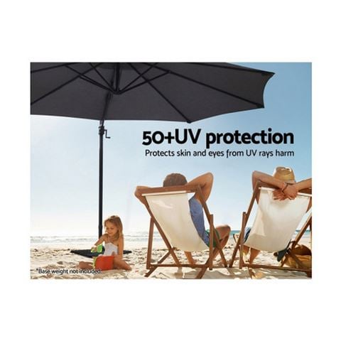 Exterieur Outdoor Instahut 3M Outdoor Umbrella Charcoal - Peter's of Kensington
