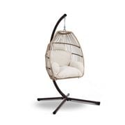 Exterieur Outdoor - Gardeon Egg Hanging Swing Chair Stand