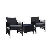 Exterieur Outdoor - Gardeon Outdoor Set Dining Chairs 3pc