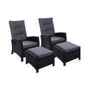 Exterieur Outdoor - Sun lounge Recliner Chair 2pc