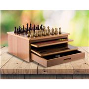 Gameplay - 10 in 1 Wooden Chess Board