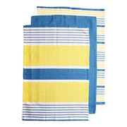 Ladelle - Positano Stripe Kitchen Towel Yellow 3pk