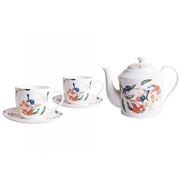 Ashdene - Blue Wren & Eucalyptus Teapot & 2 Teacups