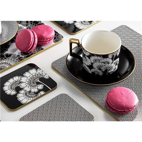 Ashdene - Florence Broadhurst Black Cup & Saucer