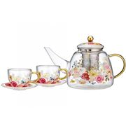 Ashdene - Springtime Soiree Teapot & 2 Teacup Set
