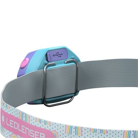 Led Lenser - KidLed4R Rechargeable Headlamp Purple
