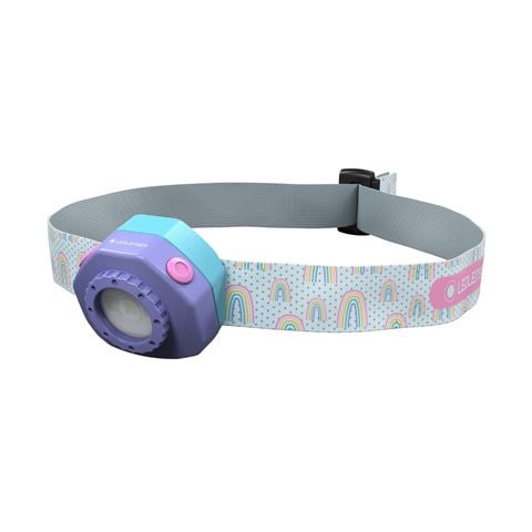 Led Lenser - KidLed4R Rechargeable Headlamp Purple