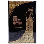 Graphic Image - The Great Gatsby Black Leather Book