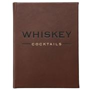 Graphic Image - Whiskey Cocktails Brown Leather Book