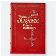 Graphic Image - Scrabble Dictionary Red Leather Book