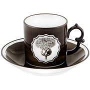 Christian Lacroix - Herbariae Coffee Cup And Saucer Black