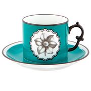 Christian Lacroix - Herbariae Tea Cup And Saucer Peacock