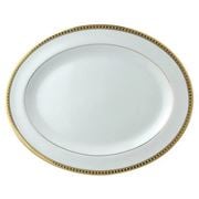 Bernardaud - Athena Gold Oval Platter 33cm