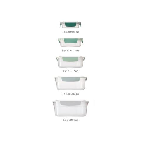 Joseph Joseph - Nest Lock Container Editions Sage Set 5pce