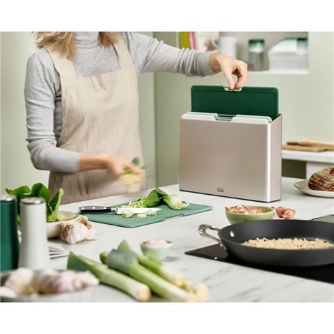 Joseph Joseph Folio Large Chopping Board Editions Sage Set 4pce - Peter's of Kensington