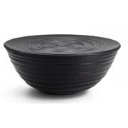 Guzzini - Earth Bowl with Lid Large 25cm Black