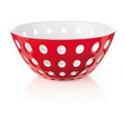 Guzzini - Le Murrine Bowl 25cm Red, White & Transparent