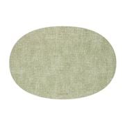 Guzzini - Fabric Reversible Mint Placemat Oval 48cm Green