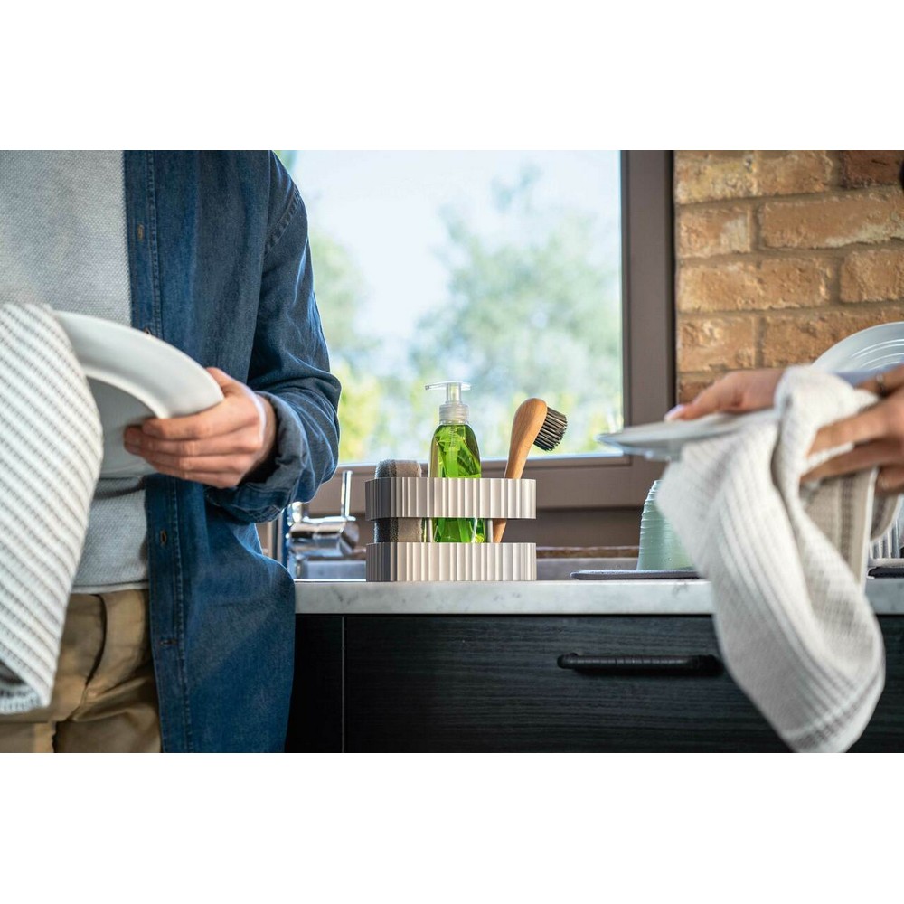 Guzzini Eco Kitchen Tidy & Safe Sink Tidy 17cm White Peter's of