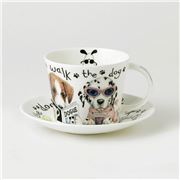 Roy Kirkham - Animal Fashion Breakfast Cup & Saucer Dog