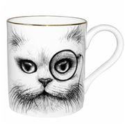 Rory Dobner - Cat Monocle Majestic Mug