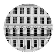 Rory Dobner - Circular Beautiful Buildings White Tray